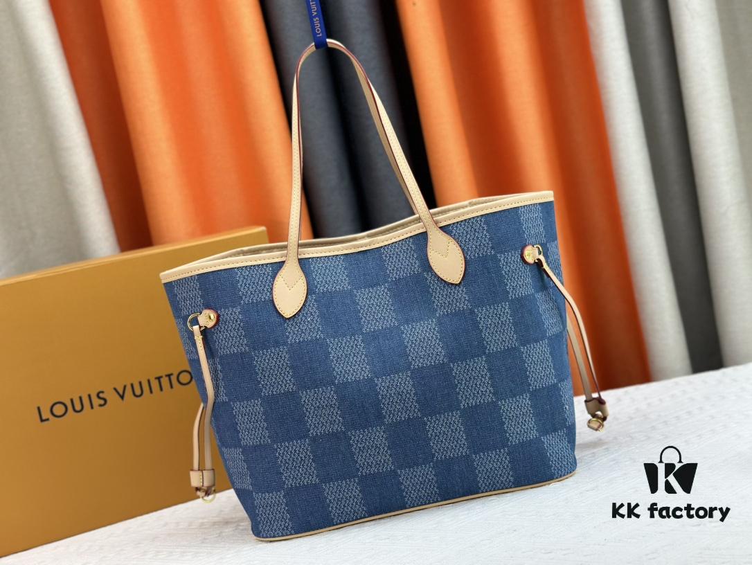 NEVERFULL Medium Tote Bag in Denim M45684 M45686 M40995