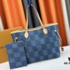 NEVERFULL Medium Tote Bag in Denim M45684 M45686 M40995
