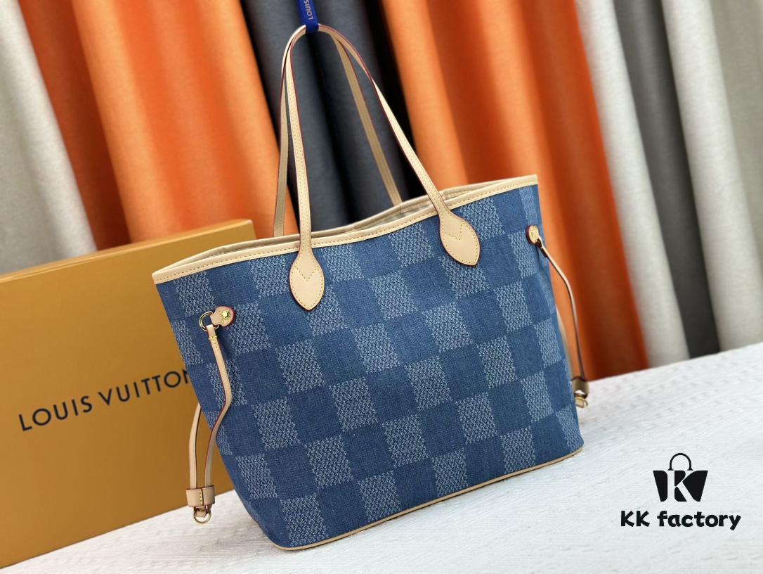 NEVERFULL Medium Tote Bag in Denim M45684 M45686 M40995