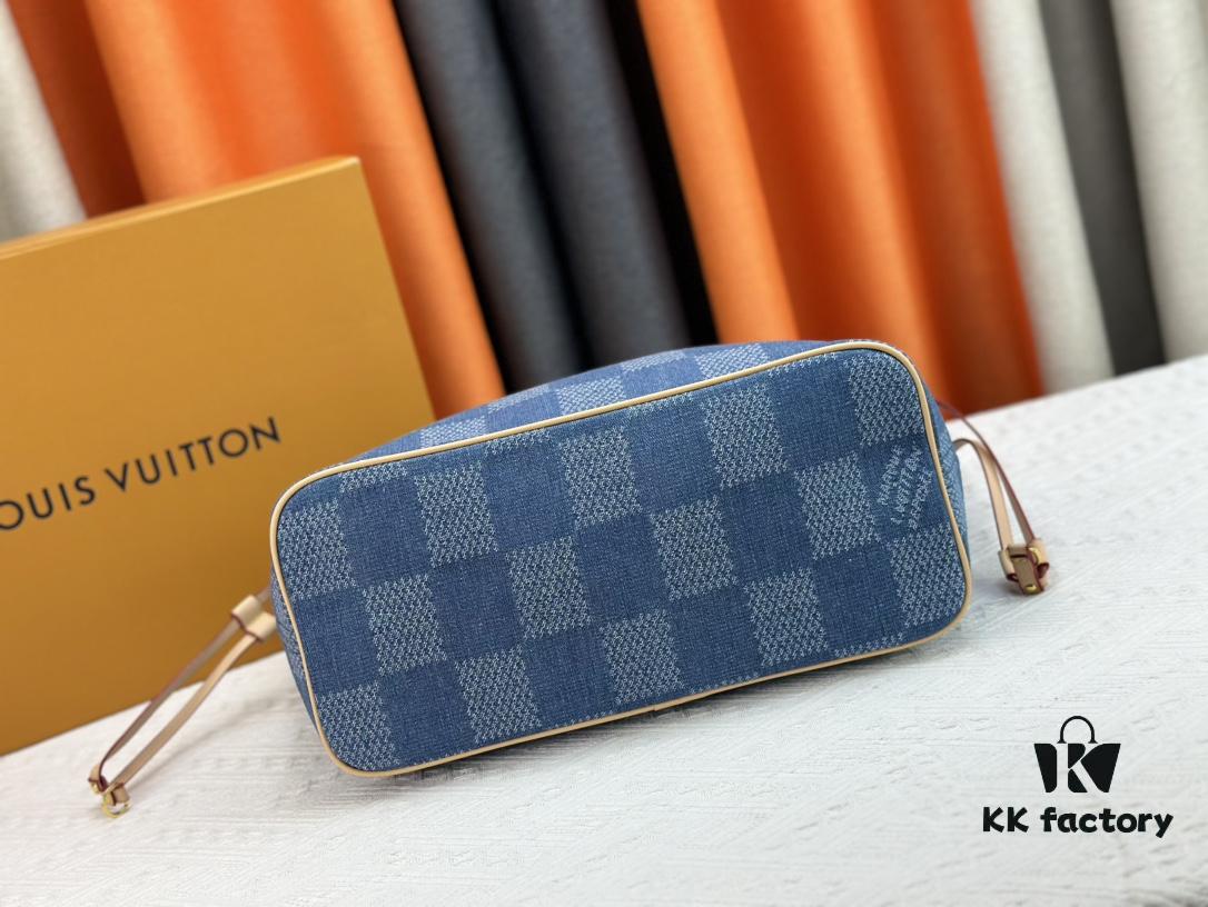 NEVERFULL Medium Tote Bag in Denim M45684 M45686 M40995