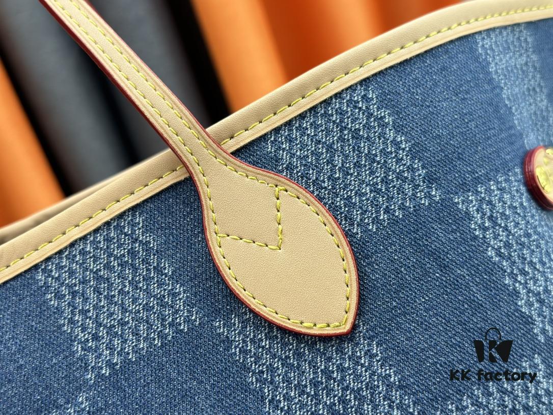 NEVERFULL Medium Tote Bag in Denim M45684 M45686 M40995