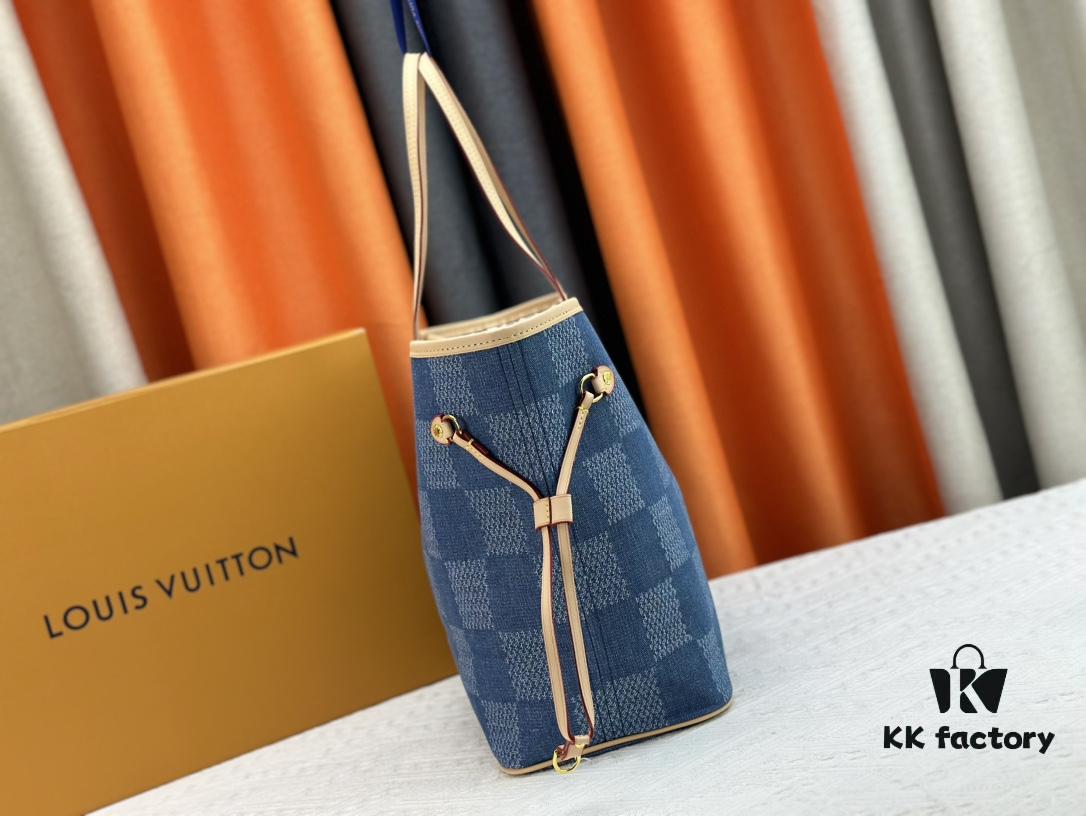 NEVERFULL Medium Tote Bag in Denim M45684 M45686 M40995