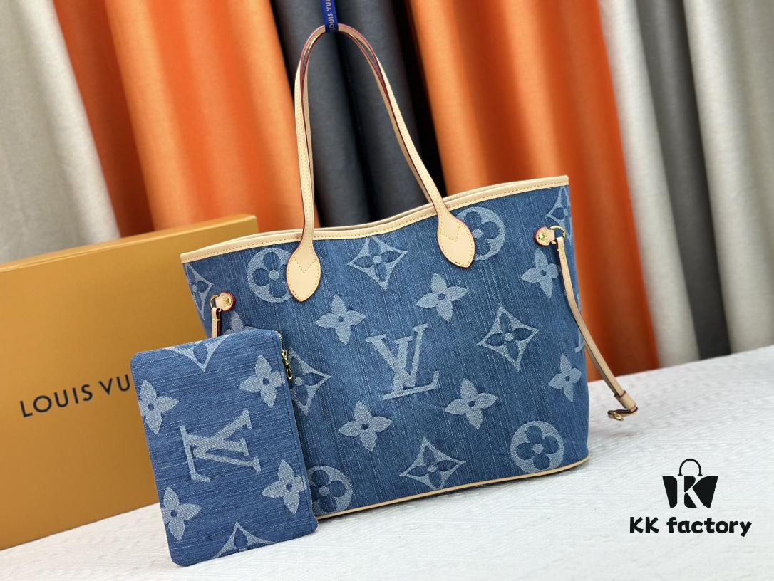 NEVERFULL Medium Handbag M45684 M45686 M40995 Denim Tote MM