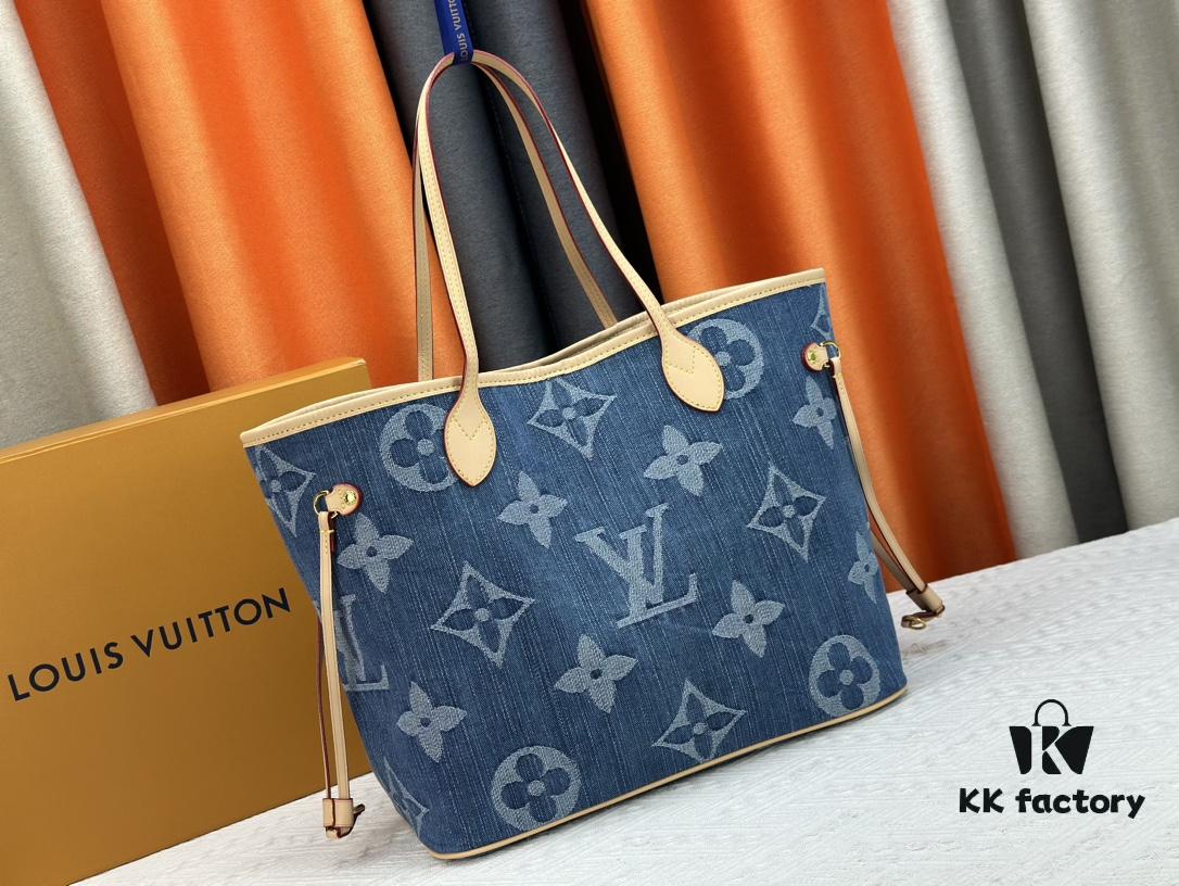 NEVERFULL Medium Handbag M45684 M45686 M40995 Denim Tote MM