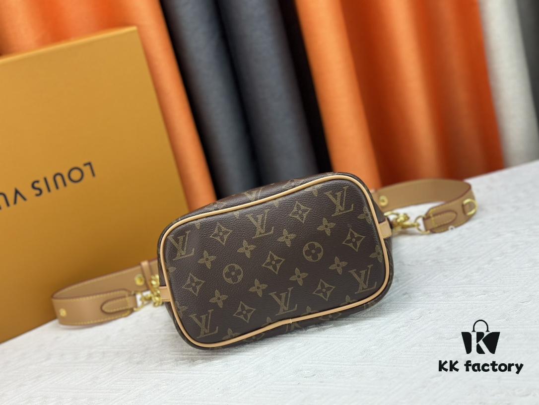 M24638 White M24006 Black M24165 Caramel Lock and Walk Bucket Bag