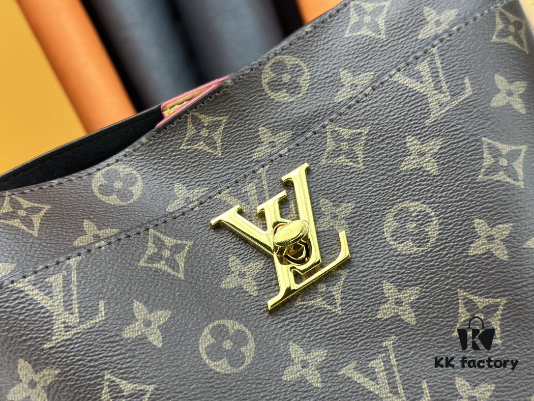 M24638 White M24006 Black M24165 Caramel Lock and Walk Bucket Bag