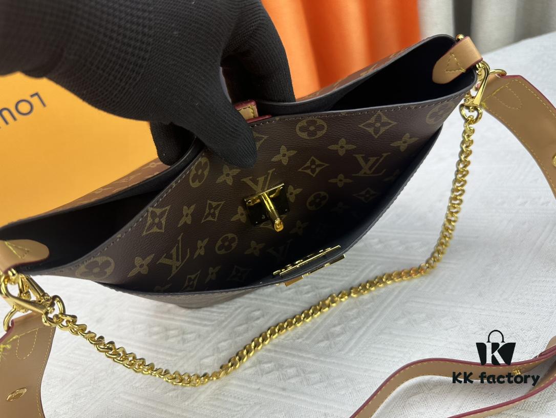 M24638 White M24006 Black M24165 Caramel Lock and Walk Bucket Bag