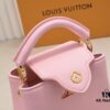 Upgraded M23082 Pink - Full Leather Cap, Na Ying Collection, Qixi Limited Edition / Mini Capucines BB Bag