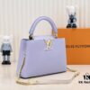 Exclusive On-Site Photos - Factory Price M59512 m59653 Blue Capucines BB Handbag