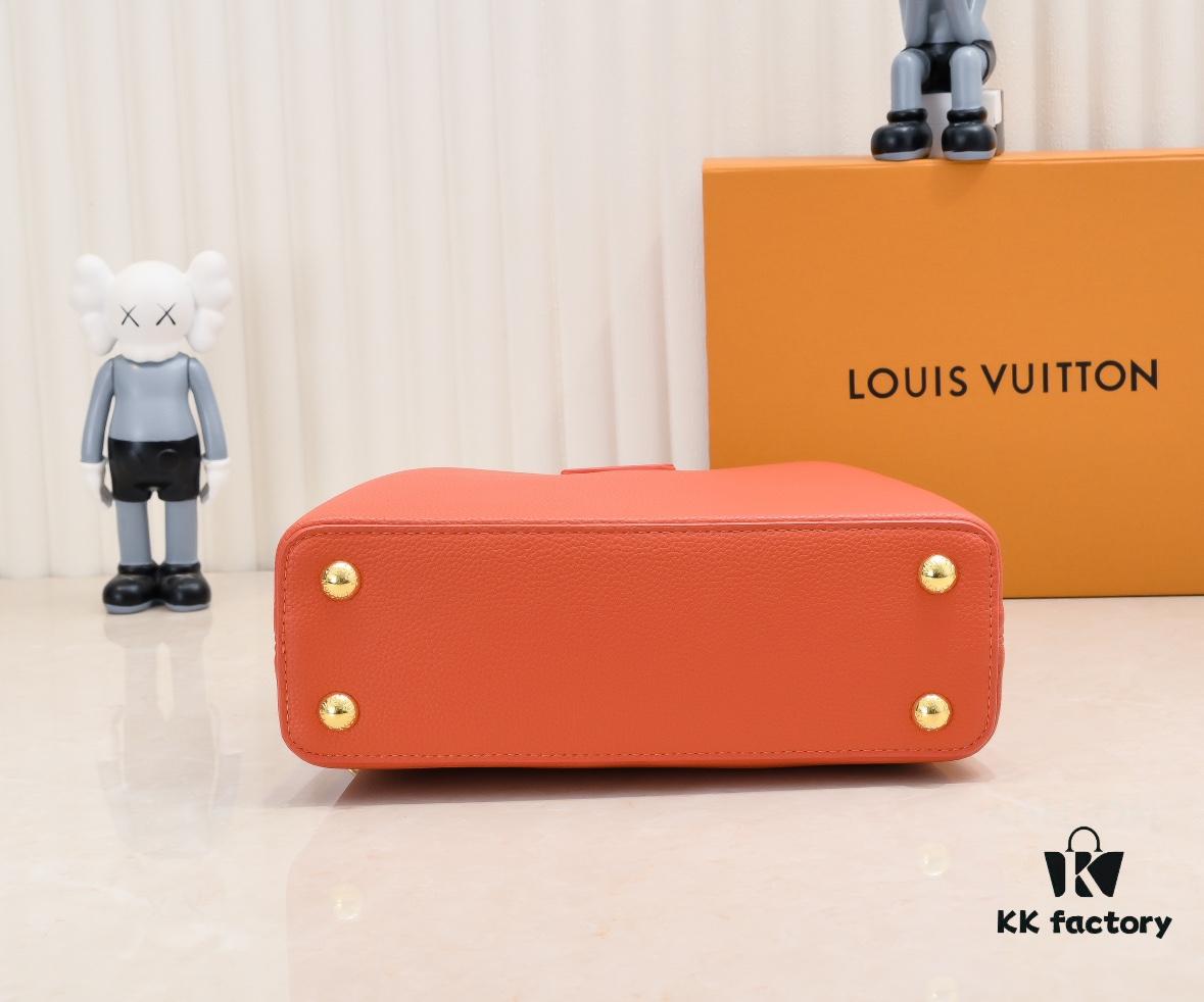 Exclusive On-Site Photo - Factory Price M59512 m59653 Orange Capucines BB Handbag