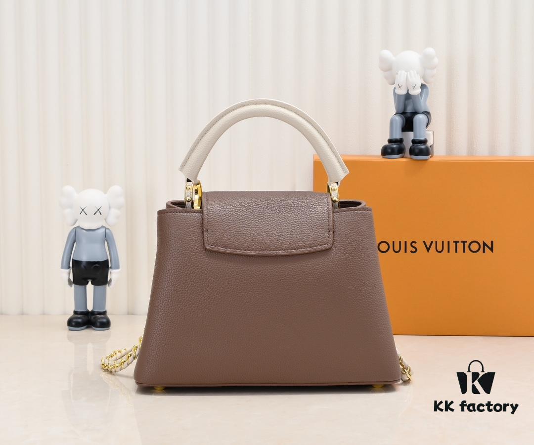 Exclusive On-Site Photos - Factory Price M59512 m59653 Brown Capucines BB Handbag