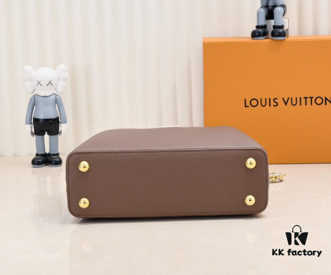 Exclusive On-Site Photos - Factory Price M59512 m59653 Brown Capucines BB Handbag