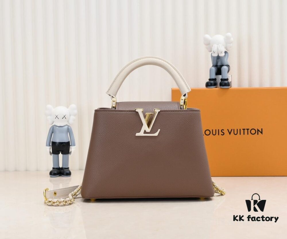 Exclusive On-Site Photos - Factory Price M59512 m59653 Brown Capucines BB Handbag