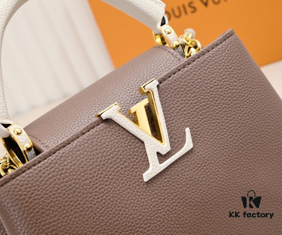 Exclusive On-Site Photos - Factory Price M59512 m59653 Brown Capucines BB Handbag