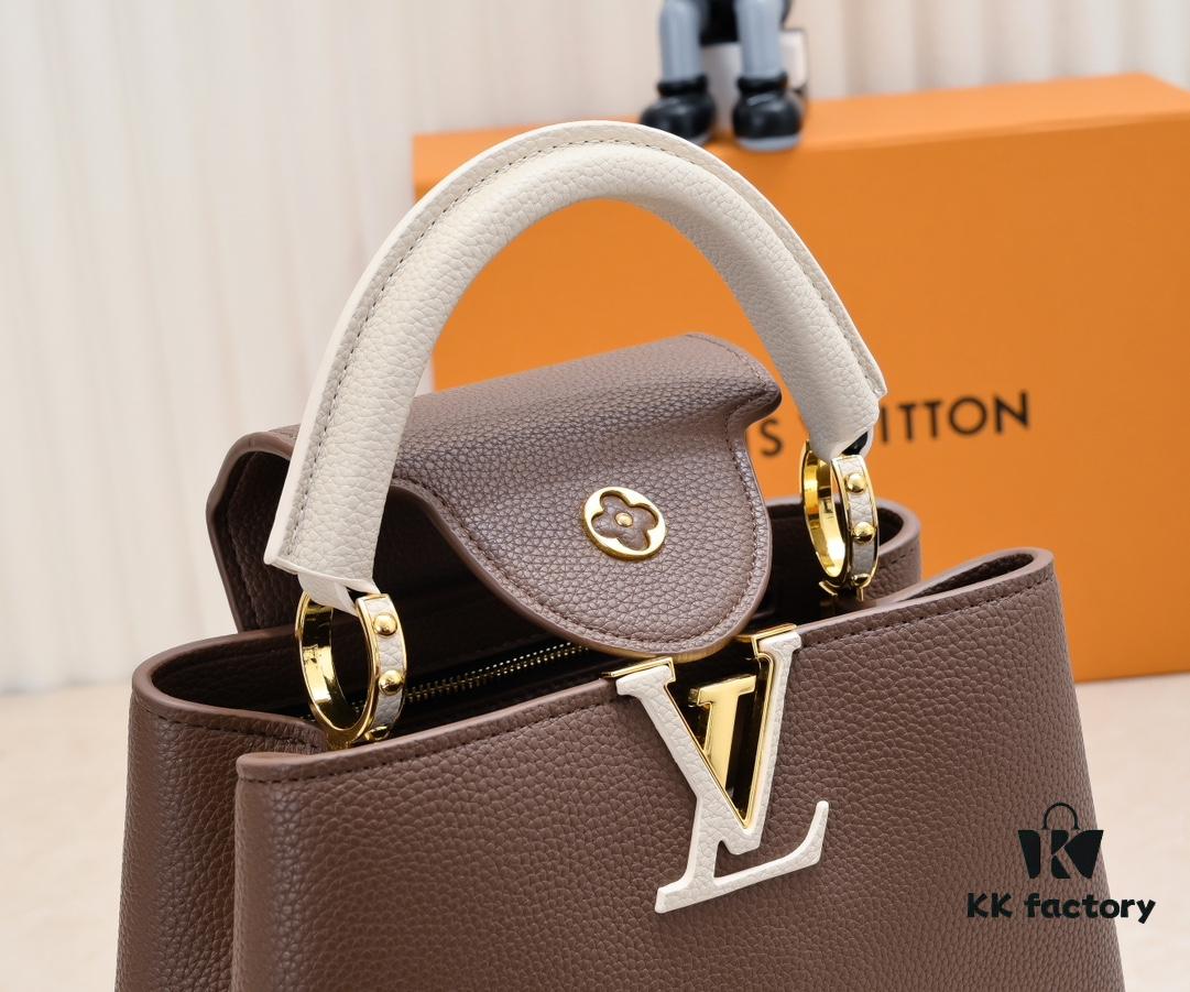 Exclusive On-Site Photos - Factory Price M59512 m59653 Brown Capucines BB Handbag