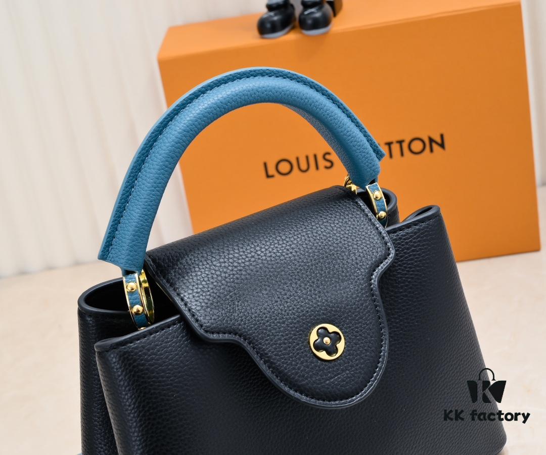 Exclusive On-Site Photos - Factory Price M59512 m59653 Black Capucines BB Handbag