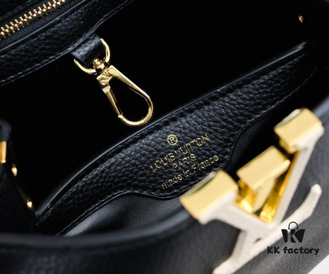 Exclusive On-Site Photos - Factory Price M59512 m59653 Black Capucines BB Handbag