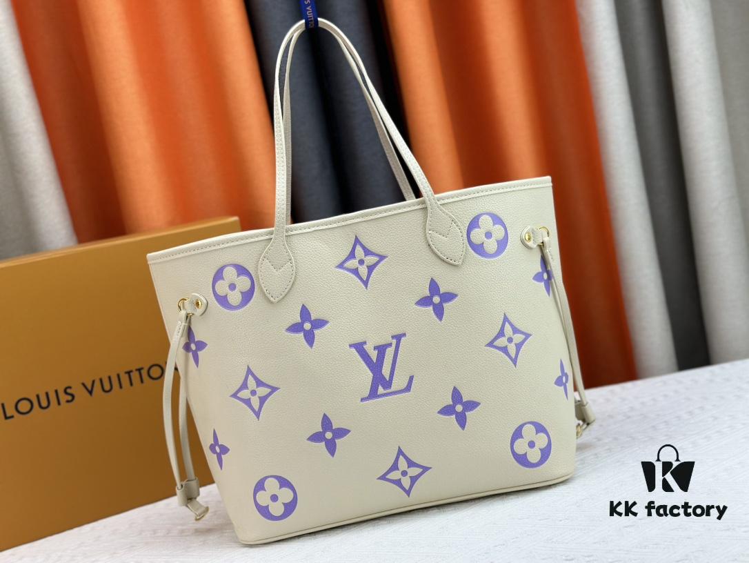 NEVERFULL Medium Tote Bag M45684 M45685 M40995 (Embossed) MM Handbag