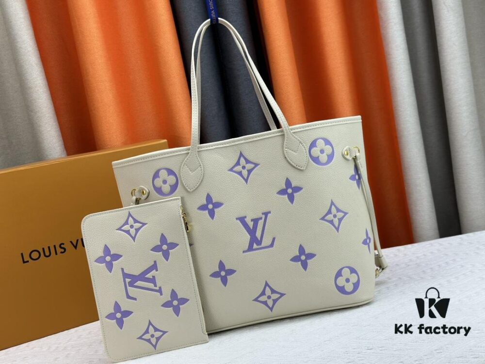 NEVERFULL Medium Tote Bag M45684 M45685 M40995 (Embossed) MM Handbag