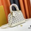 Upgraded Original Version Exclusive Real Shot 2022 New Style Shell Checkered White Woven Wrist Bag N45294 M53152