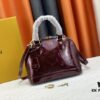 Authentic Exclusive Real Photo Background! M54395, M54785, 54786 This avant-garde and modern Tote Miroir Clutch made from smooth patent calf leather. 💁🏻 Featuring an oversized LV monogram, bold silhouette lines, unique design details, and equipped with a detachable new-style shoulder strap!