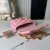Top-tier Original Order, Exclusive Real-shot M24465 M22891 Pink Full Leather Quilted Chain Bag Series GO-14 Teist Medium Handbag M22890
