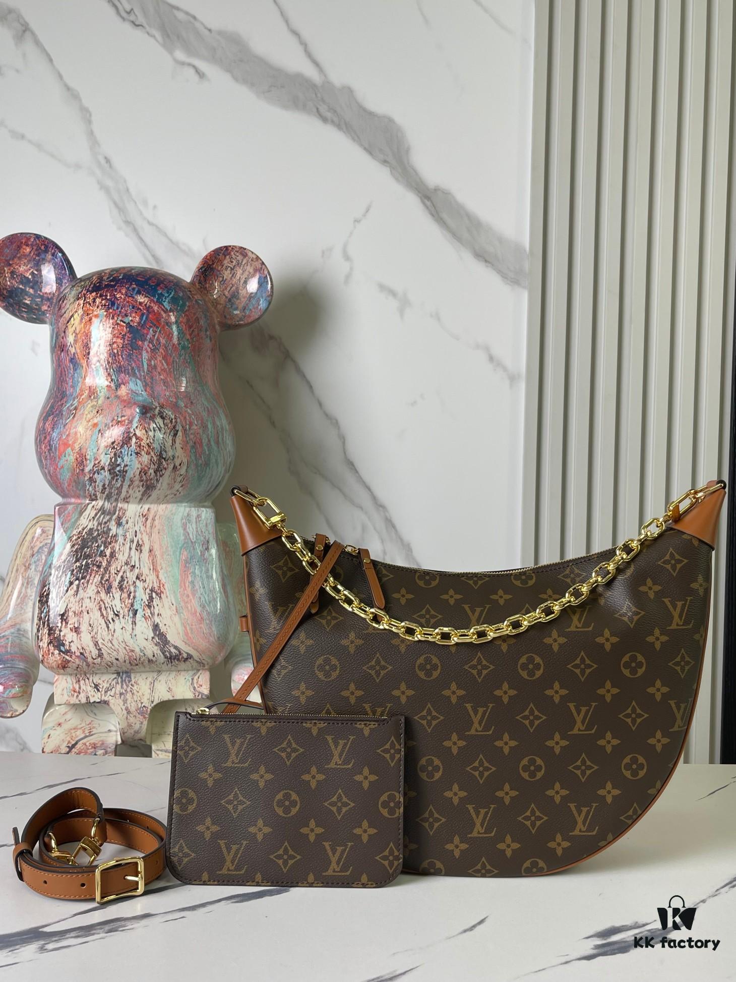 693087256e68136f4d9a86a9 Top Quality Original Stock, Exclusive Real Shot - M46311 Vintage Monogram Moon Bag Series marel Vintage Moon Bag M46311 Monogram Latest 2022 Runway Classic Monogram with Yellow Flowers LV marel Vintage Bag, Perfect Size!