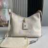 693087296e68136f4d9a86b1 Top Quality Original Order Exclusive Real Shot M46288 Beige with Blue Print Full Leather Shoulder Shopping Tote CarryAll Mini Bag - LV Milky Way M46288 White/Pink (Silkscreen) Mini Bag