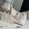 6930872b6e68136f4d9a86b3 Top Quality Original Order Exclusive Real Shot M46288 Beige with Blue Print Full Leather Shoulder Shopping Tote CarryAll Mini Bag - LV Milky Way M46288 White/Pink (Silkscreen) Mini Bag