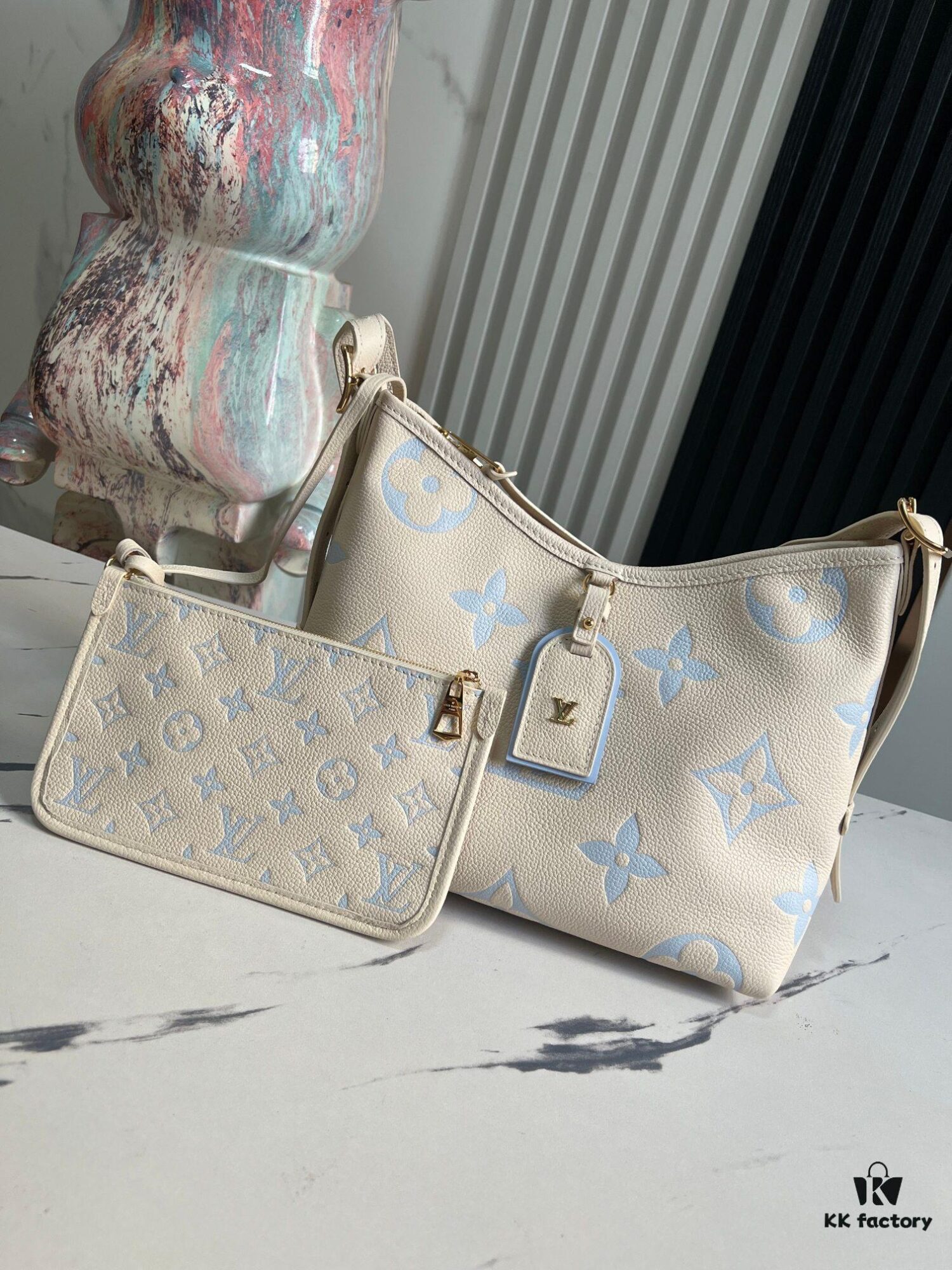 6930872b6e68136f4d9a86b3 Top Quality Original Order Exclusive Real Shot M46288 Beige with Blue Print Full Leather Shoulder Shopping Tote CarryAll Mini Bag - LV Milky Way M46288 White/Pink (Silkscreen) Mini Bag