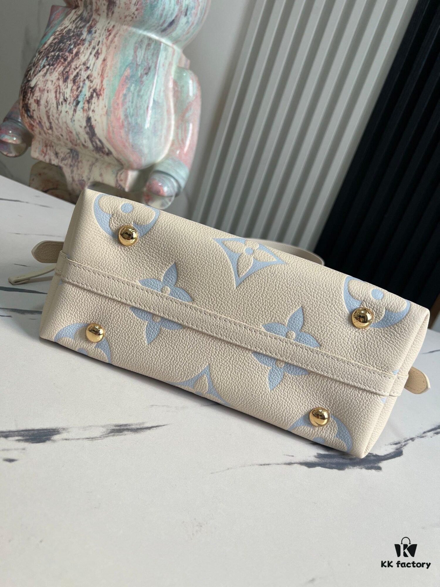 6930872d6e68136f4d9a86b6 Top Quality Original Order Exclusive Real Shot M46288 Beige with Blue Print Full Leather Shoulder Shopping Tote CarryAll Mini Bag - LV Milky Way M46288 White/Pink (Silkscreen) Mini Bag