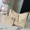 Top Quality Original Order Exclusive Real Shot M46288 Milky Beige Chocolate 24141 Full Leather Shoulder Shopping Bag Series CarryAll Small Handbag - LV Milky Way M46288 White/Pink (Silkscreen) Small Bag
