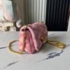 M23625 Pink Full-Leather Chain Bag Series PICO GO-14 Handbag