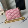 M23625 Pink Full-Leather Chain Bag Series PICO GO-14 Handbag