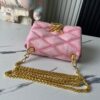 M23625 Pink Full-Leather Chain Bag Series PICO GO-14 Handbag