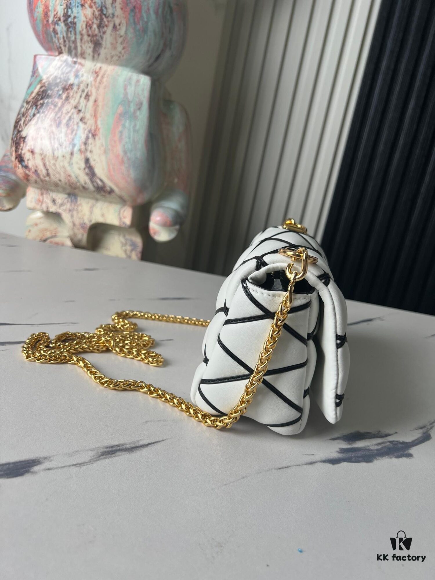 Top-tier Original Order Exclusive Real Photos M23762 White M23625 M82752 Full Leather Chain Bag Series PICO GO-14 Handbag