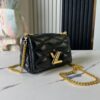 6930874a6e68136f4d9a86e9 Top Quality Original Order Exclusive Real Shot M23625 Black Full Leather Chain Bag Series PICO GO-14 Handbag