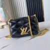 6930874c6e68136f4d9a86ed Top Quality Original Order Exclusive Real Shot M23625 Black Full Leather Chain Bag Series PICO GO-14 Handbag
