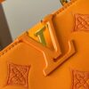 Upgraded M20741 LV Broderie Anglaise Embroidered Gold Button Capucines Mini Bag