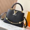 Upgraded M23951 Black Capucines Medium Handbag