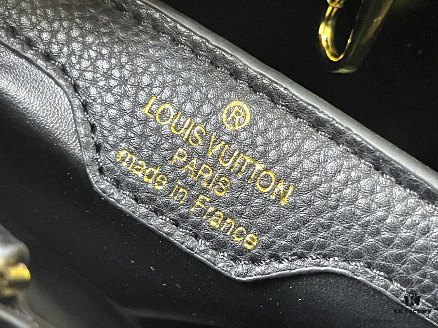 Upgraded M23951 Black Capucines Medium Handbag