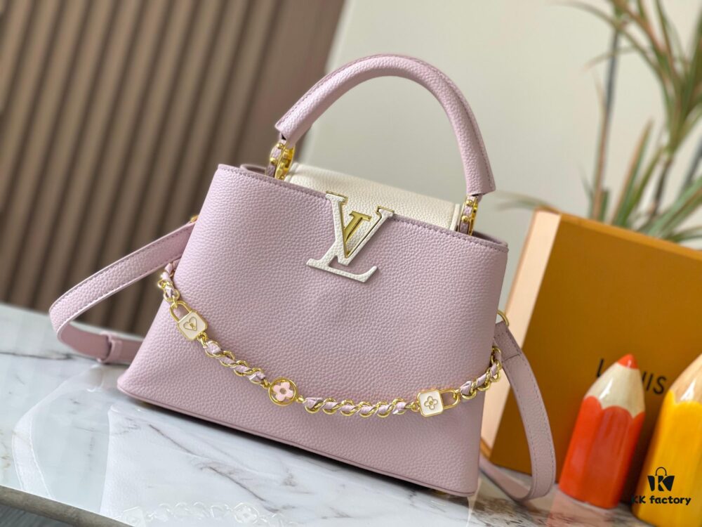 Upgraded M23951 Purple Capucines MM with Lovelock Chain