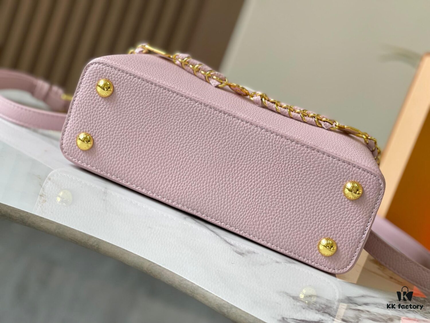 Upgraded M23951 Purple Capucines MM with Lovelock Chain