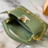Upgraded M23950 Green Mini Capucines Handbag with Lovelock Chain