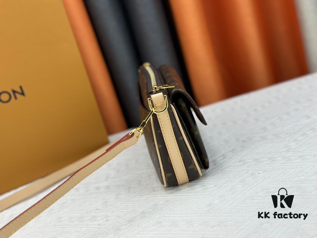 Original Design, Full Steel Hardware 👏👏 Vibe Bag Inspired by the 2003 Viva-cité Bag, Crafted in Monogram Canvas with Compact Silhouette