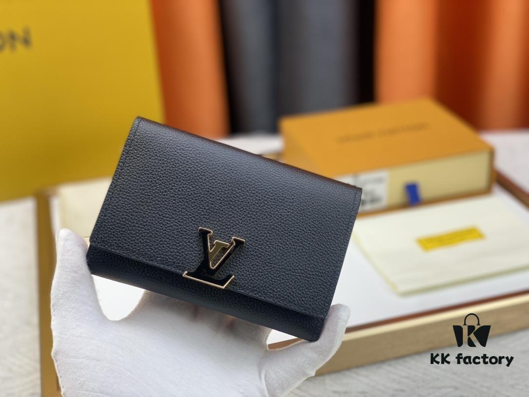M62157/62158 Soft Leather Wallet Inspired by Iconic Design Lines