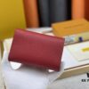 M62157/62158 Soft Leather Wallet with LV Logo Wrap, Inspired by Iconic Design Lines