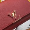 M62157/62158 Soft Leather Wallet with LV Logo Wrap, Inspired by Iconic Design Lines