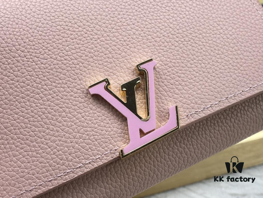 M62157/62158 Soft Leather Wallet Inspired by Iconic Design Lines