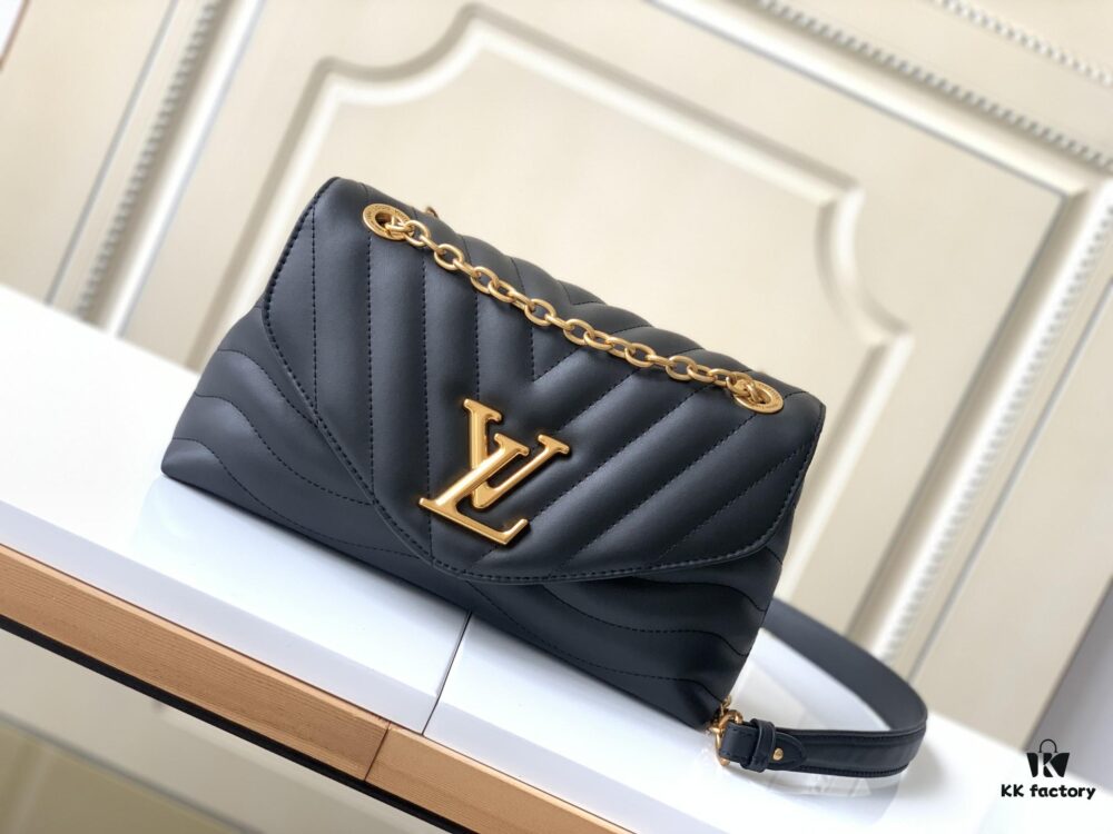 LV NEW WAVE Chain Bag V-Quilted Handbag 58552 Black 58552 Apricot Yellow 58549 White 58550 Coffee 58664 Green 58553 Rose Red